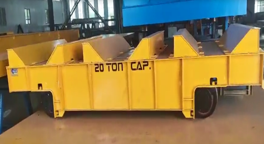 黑龍江卷材無(wú)軌搬運(yùn)車(chē)案例,